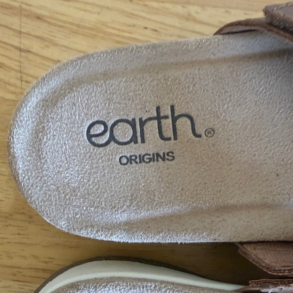 Earth Origins Sassoni Womens Sandals Size 7 Brown - Picture 5 of 16